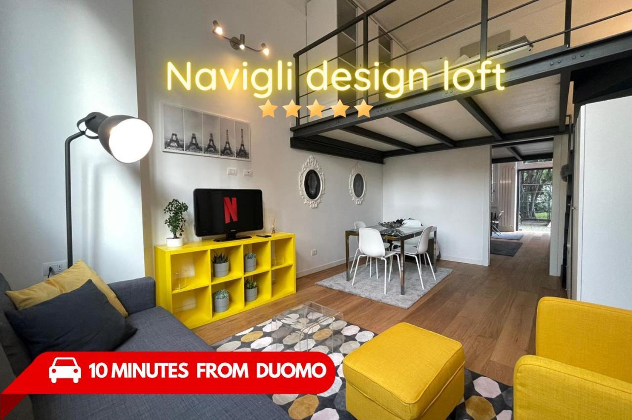 Navigli Design Loft - 7 Stops From Duomo, Ac, Netflix Apartment Milan Exterior photo